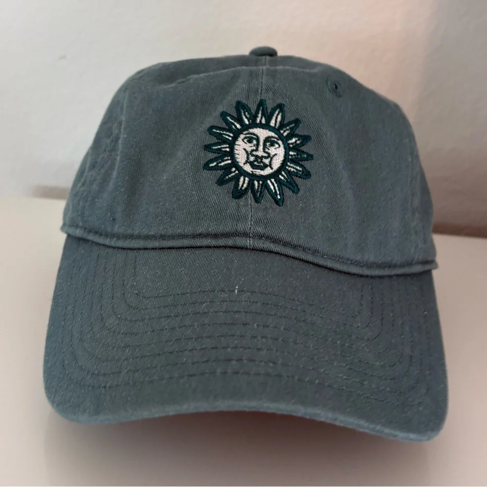 Teal Sun Valley Embroidered Cap